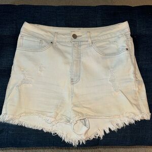 Off white Jean shorts